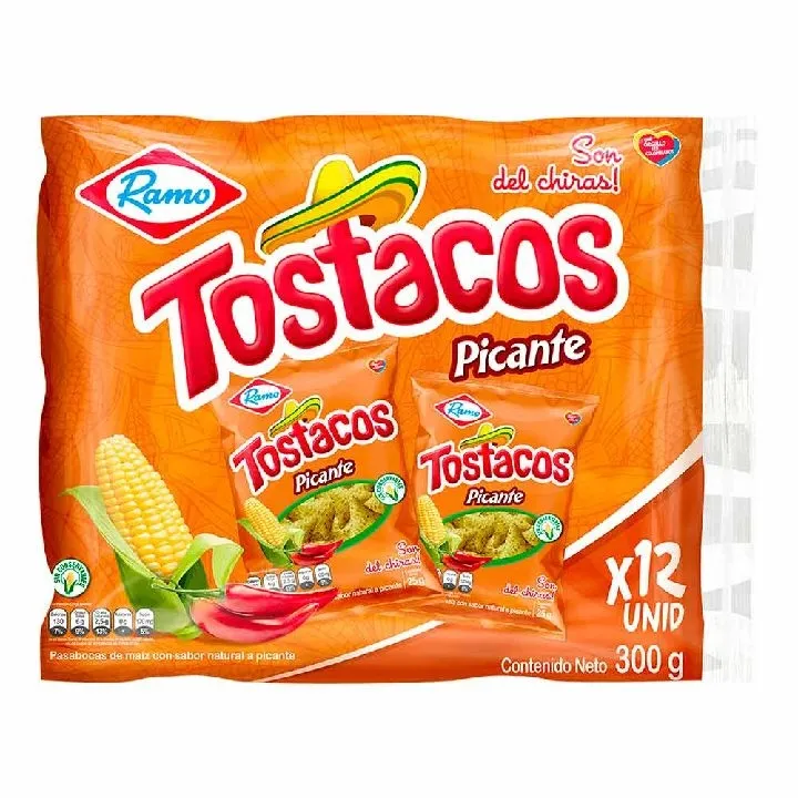 TOSTACOS PICANTE (12UNDX35G)