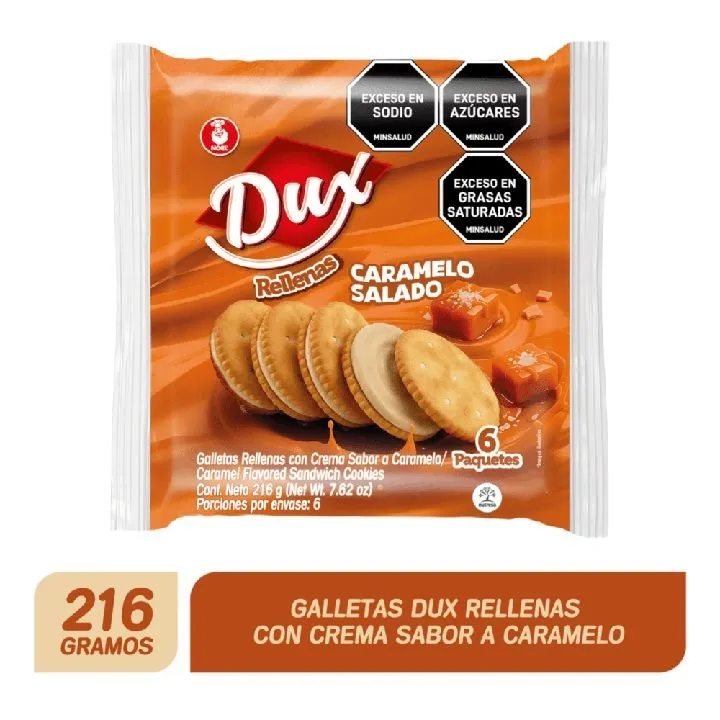 DUX RELLENAS DE CARAMELO X6