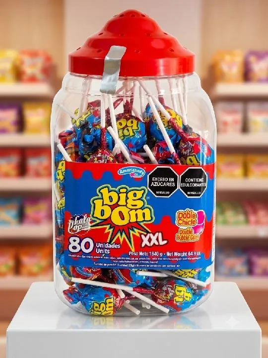 BOMBONERA COLA POP BIG BOM X80