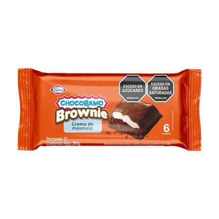 BROWNIE MASMELO X 6