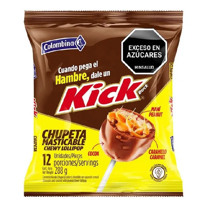 CHUPETA KICK MASTICABLE X12