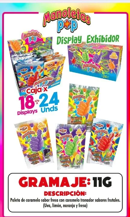 MANOLETAS POP X 24