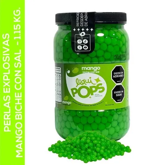 LIQUI POPS MANGO BICHE CON SAL 1.15 Kg