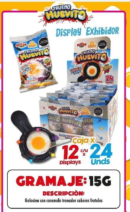 TRUENO HUEVO FRITO X24