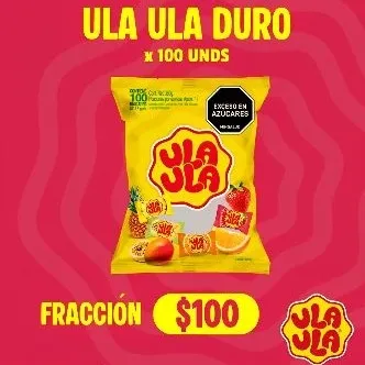 CARAMELO DURO SURT. ULA ULA X100