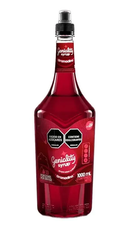SIROPE GENIALITY X 1L. GRANADINA