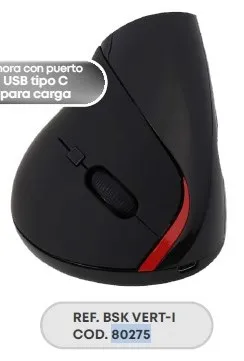 MOUSE VERTICAL INALÁMBRICO BSK