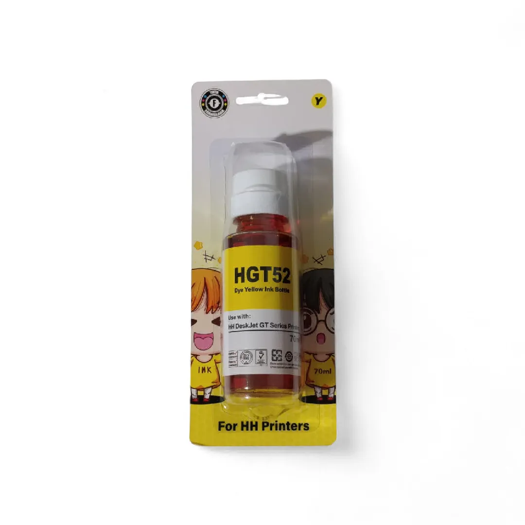 TINTA HP YELLOW GT52 PREMIUN FOR
