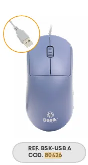 MOUSE USB BASIK TECH AZUL