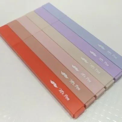 Resaltadores tonos rosados pack 6