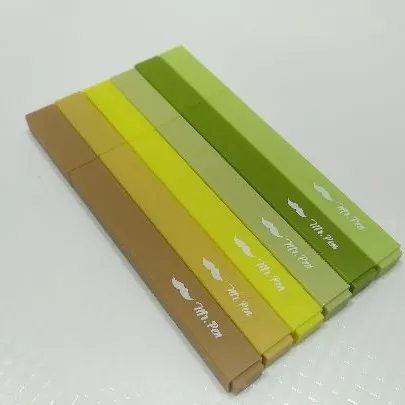 Resaltadores tonos verdes pack 6