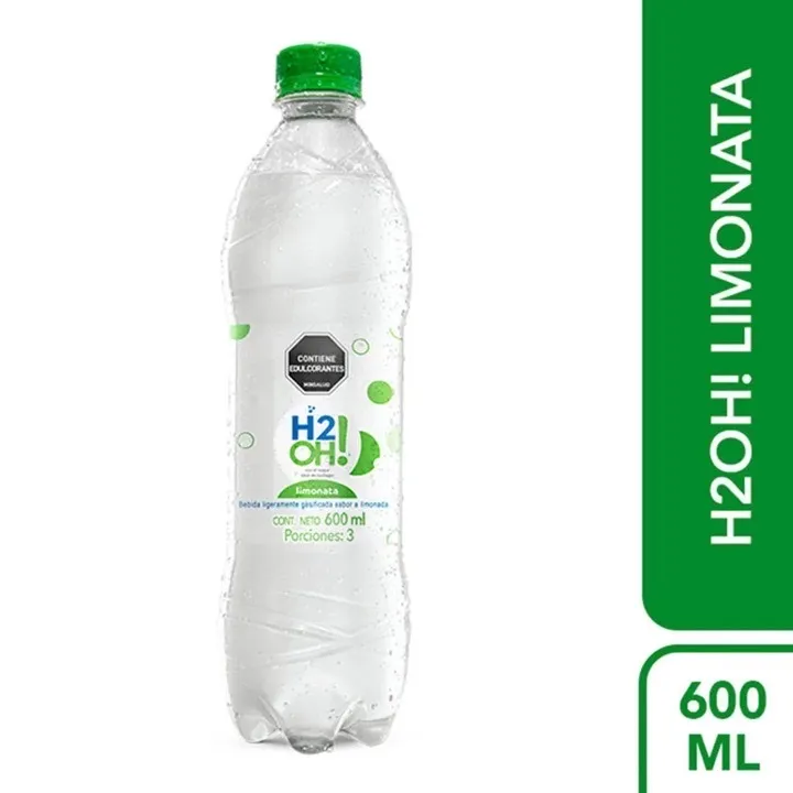 h2oh lima limón 600 ml