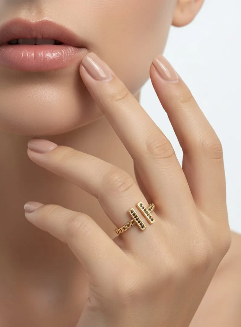 ANILLO ECLIPSE NEGRO