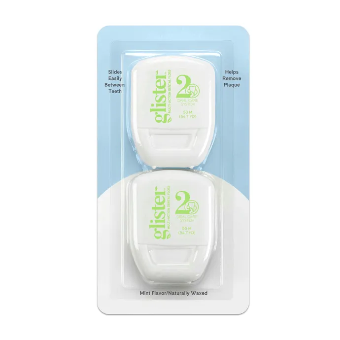 Hilo dental de acción múltiple Glister™, paquete de 2
