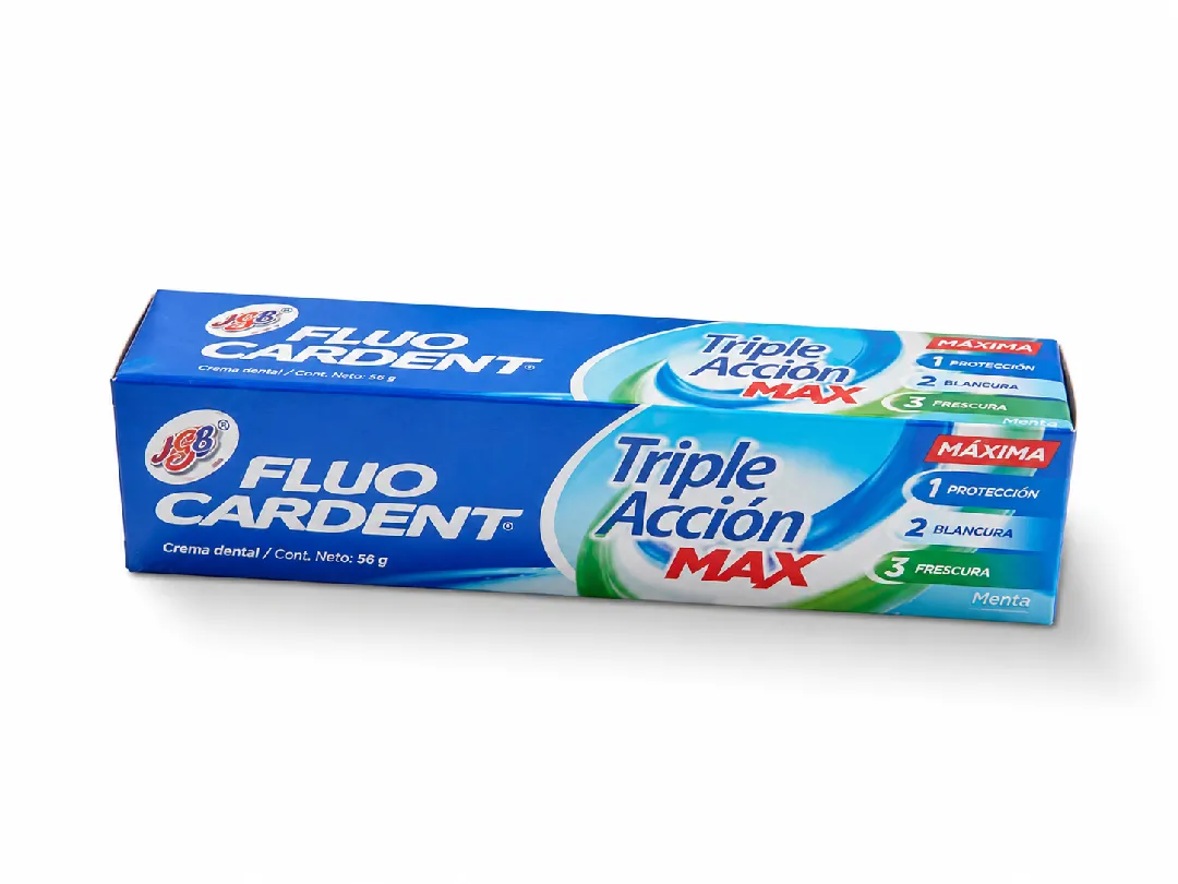 CREMA DENTAL FLUO CARDENT TRIPLE ACCION MAX X 36 GM