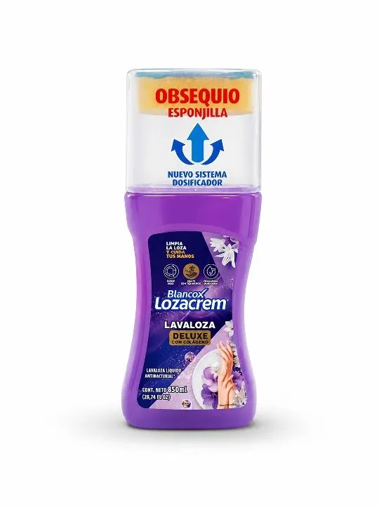 LAVALOZA LOZACREM LIQUIDO DELUX CON COLAGENO X 850 ML