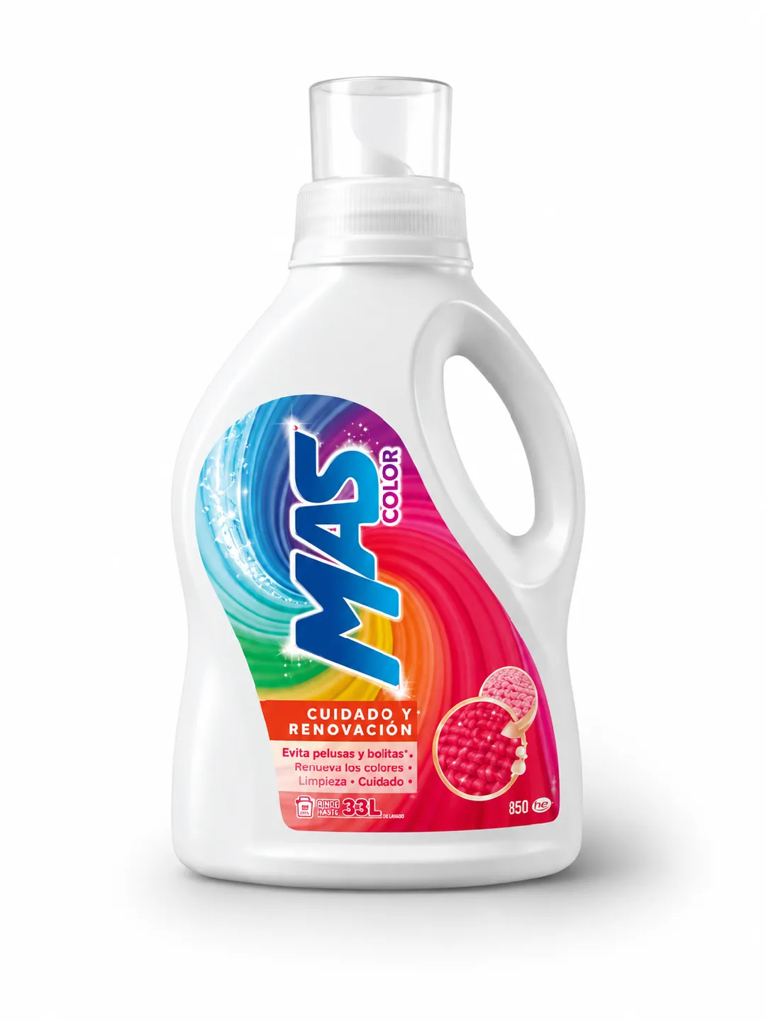 DETERGENTE LIQUIDO MAS COLOR BOTELLA X 1.83 LT