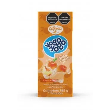 YOGO YOGO MELOCOTON CAJA X 185 G