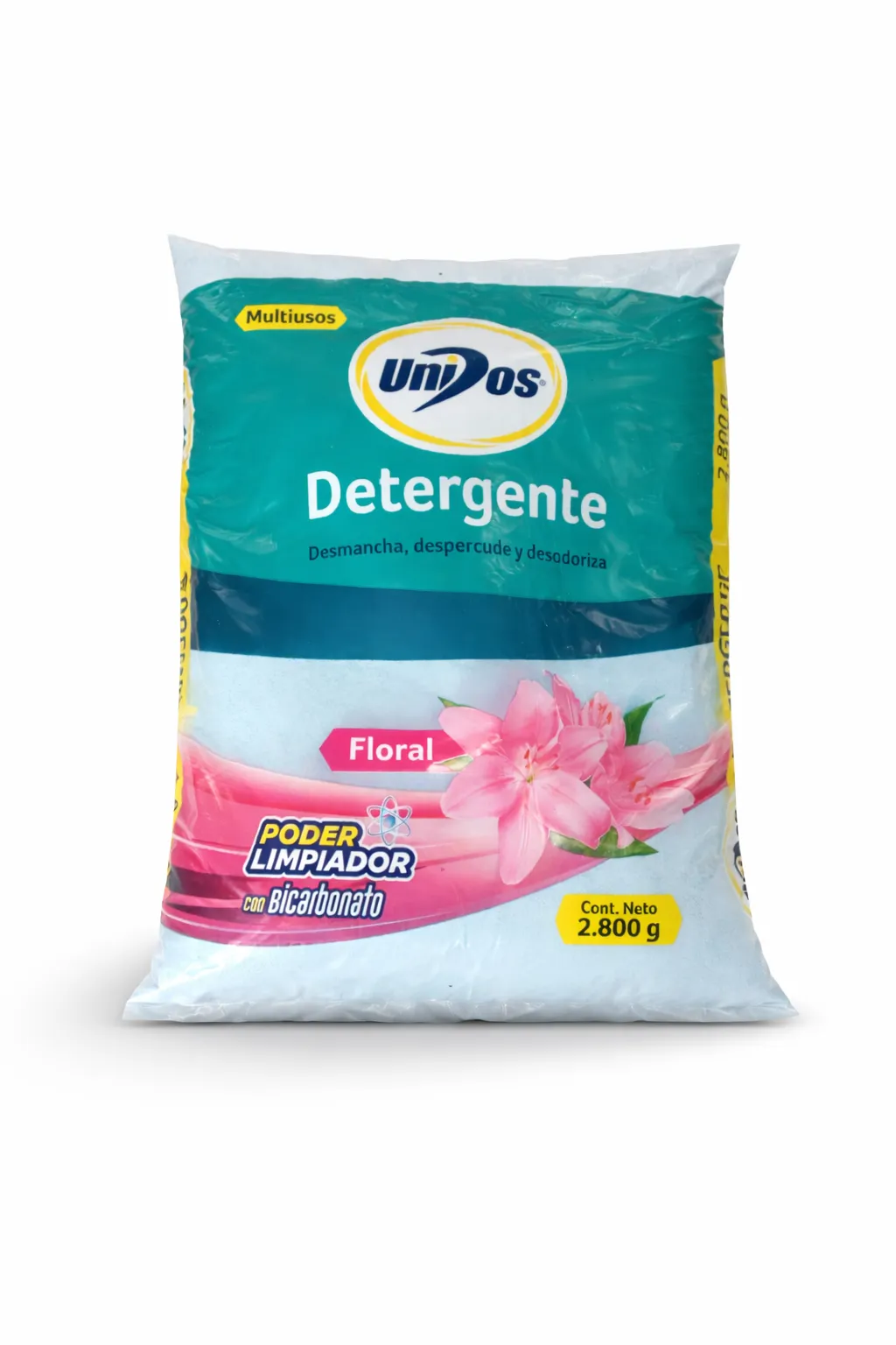 DETERGENTE EN POLVO FLORAL UNIDOS X 2800 GM