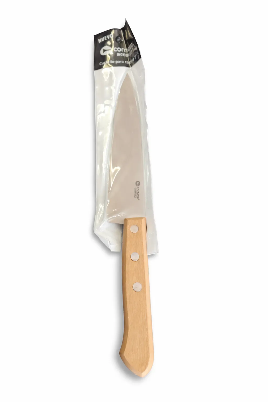 CUCHILLO CORNETA P/COCINA INOXIDABLE 7 PULGADAS