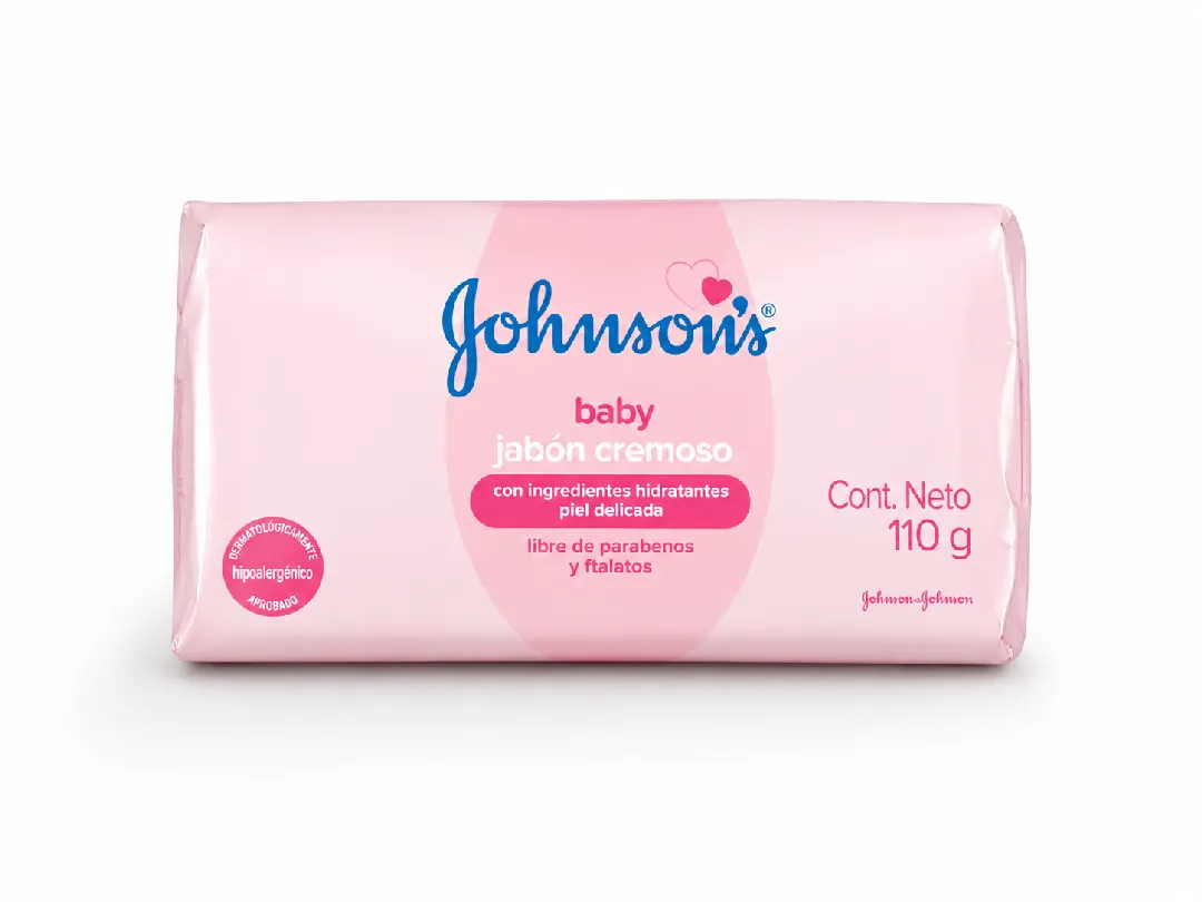 JABON JOHNSONS BABY ROSADO X 110 G