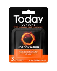 PRESERVATIVO TODAY HOT SENSATION