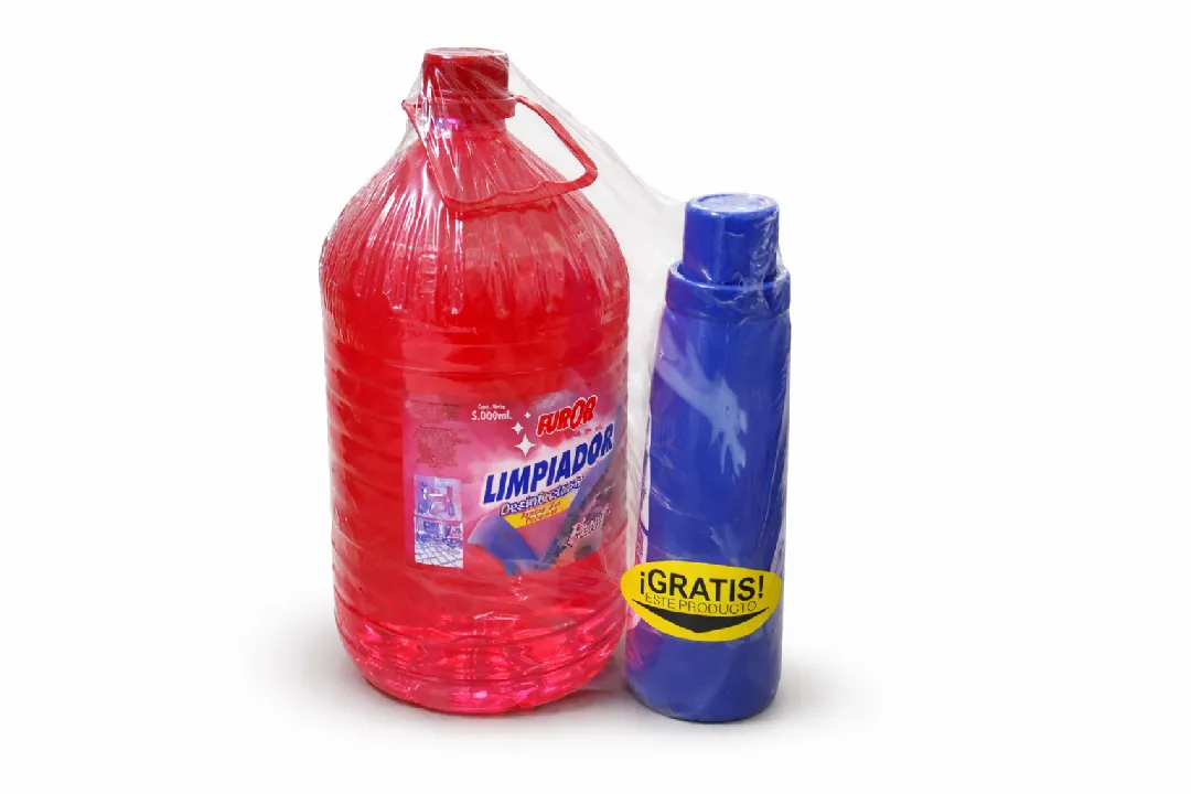 LIMPIADOR FLORAR FUROR X 5000 ML + DETERGENTE LIQUIDO FUROR X 1000 ML