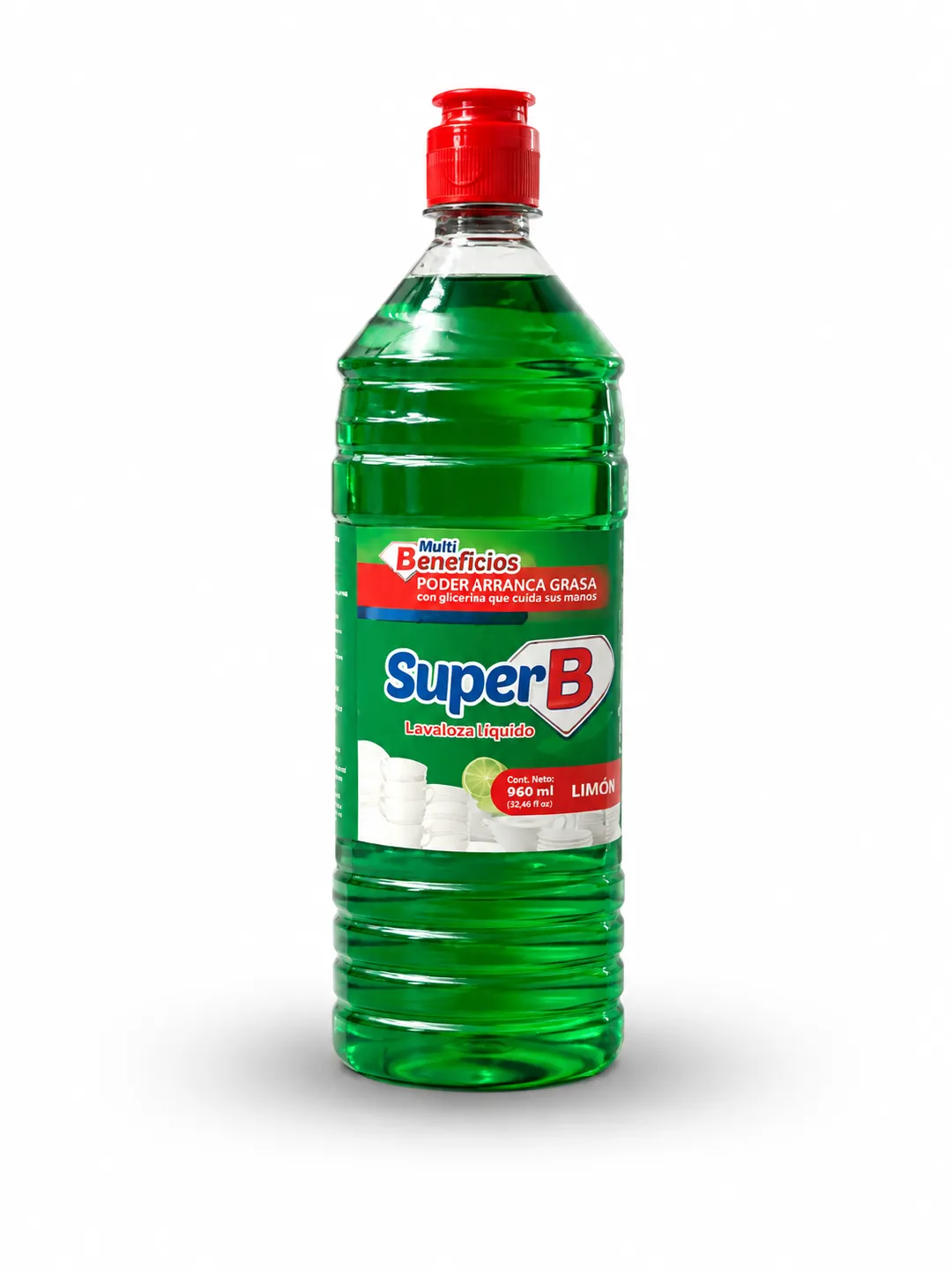 LAVALOZA LIQUIDO SUPER B LIMON X 960 ML