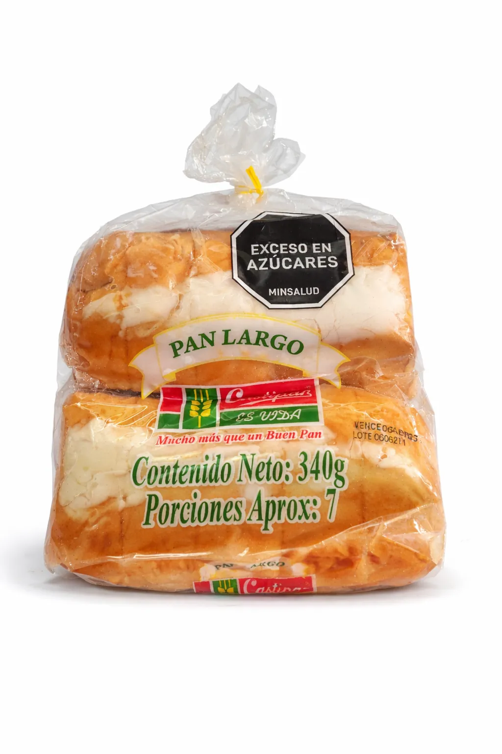 PAN LARGO CUBANO CASTIPAN X 340 G