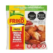 TROZO DE PECHUGA APANADOS NUGGETS POLLO FRIKO 14 UND X 350 GM