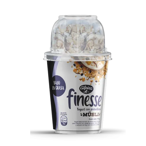 YOGURT FINESSE NATURAL CEREAL MUSLI X 170 G