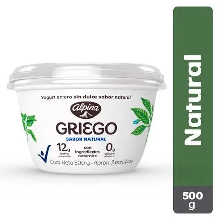 YOGURT GRIEGO ALPINA X 500 G