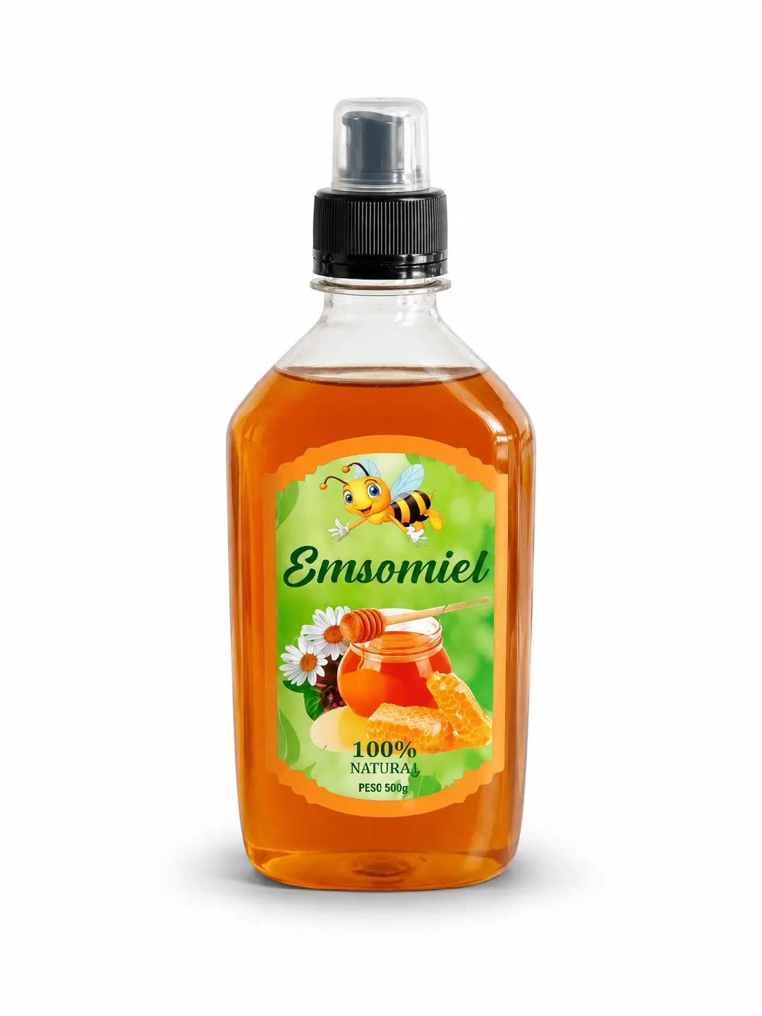 MIEL DE ABEJA EMSOMIEL 100% NATURAL X 500 ML