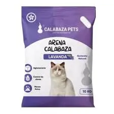 ARENA PARA GATOS CALABAZA LAVANDA X 4.5 GM