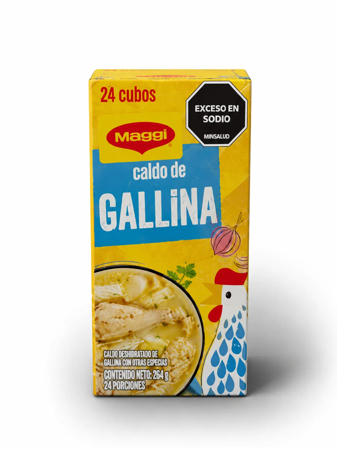 MAGGI GALLINA 264 G X 24 CUBOS
