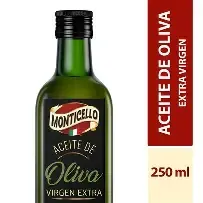 ACEITE DE OLIVA EXTRA VIRGEN MONTICELLO X 250 ML