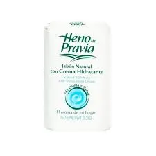 JABON HENO DE PRAVIA NATURAL CON CREMA HIDRATANTE X 150 G