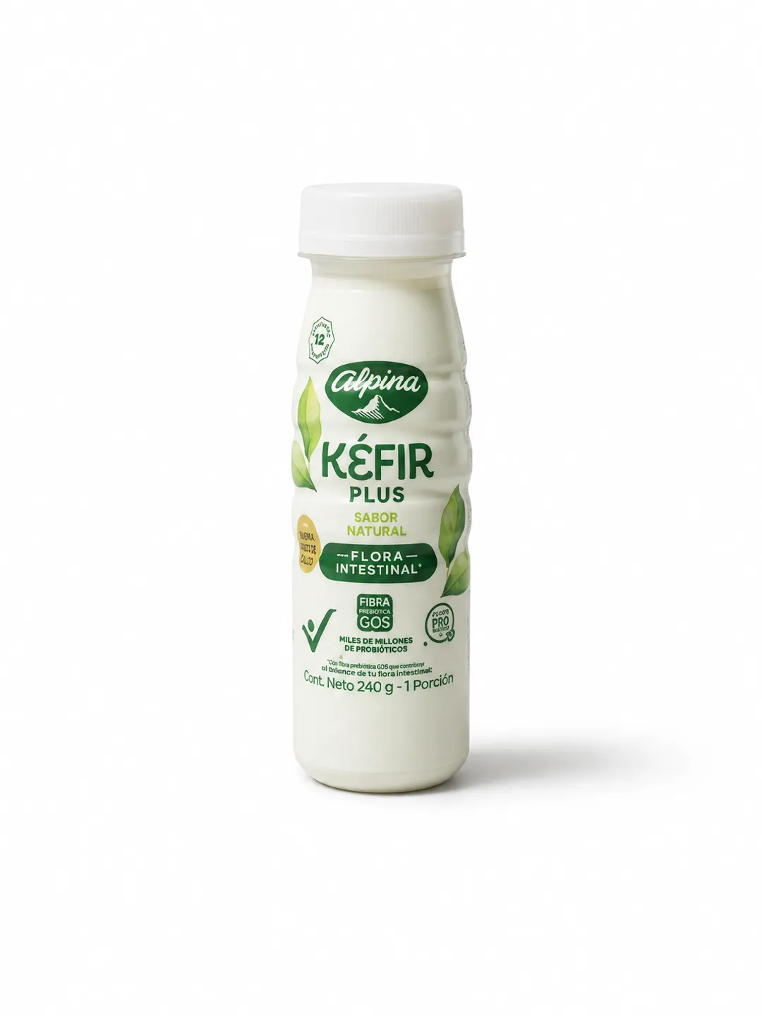 KEFIR PLUS SABOR NATURAL BOTELLA X 240 ML