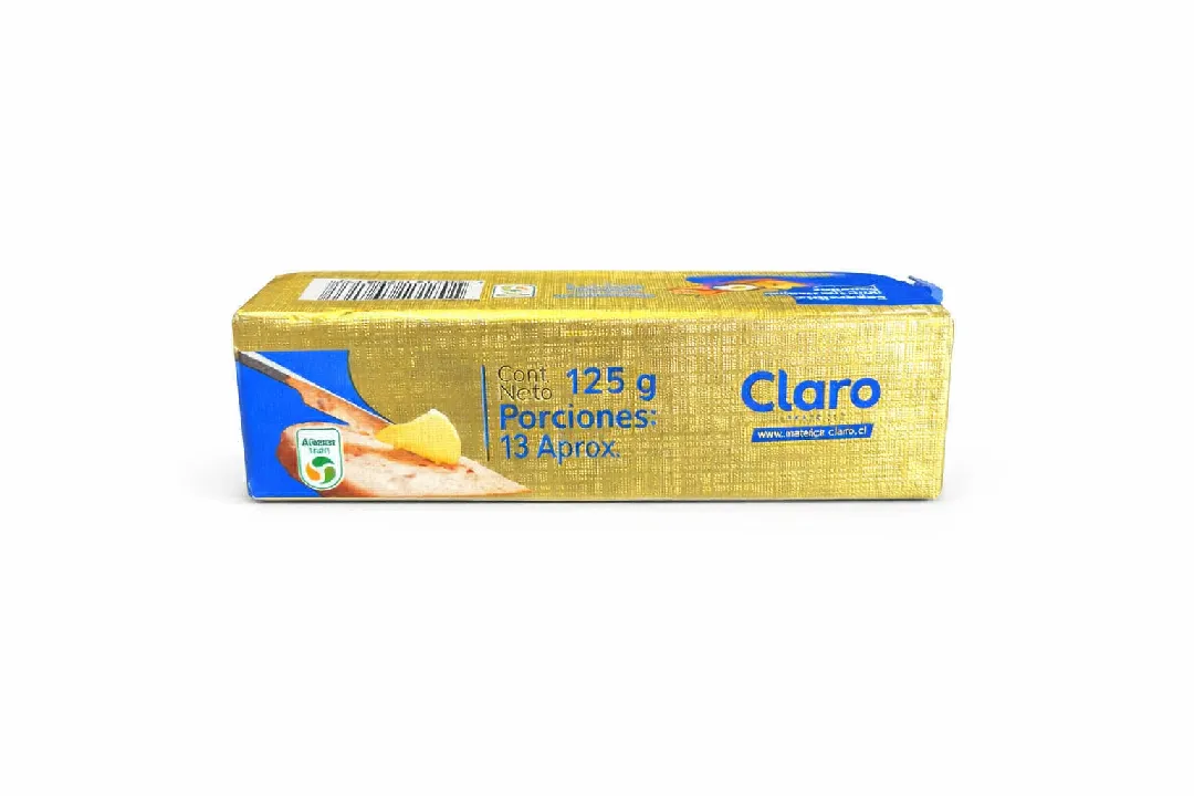 MARGARINA CLARO EN BARRA X 125 GM