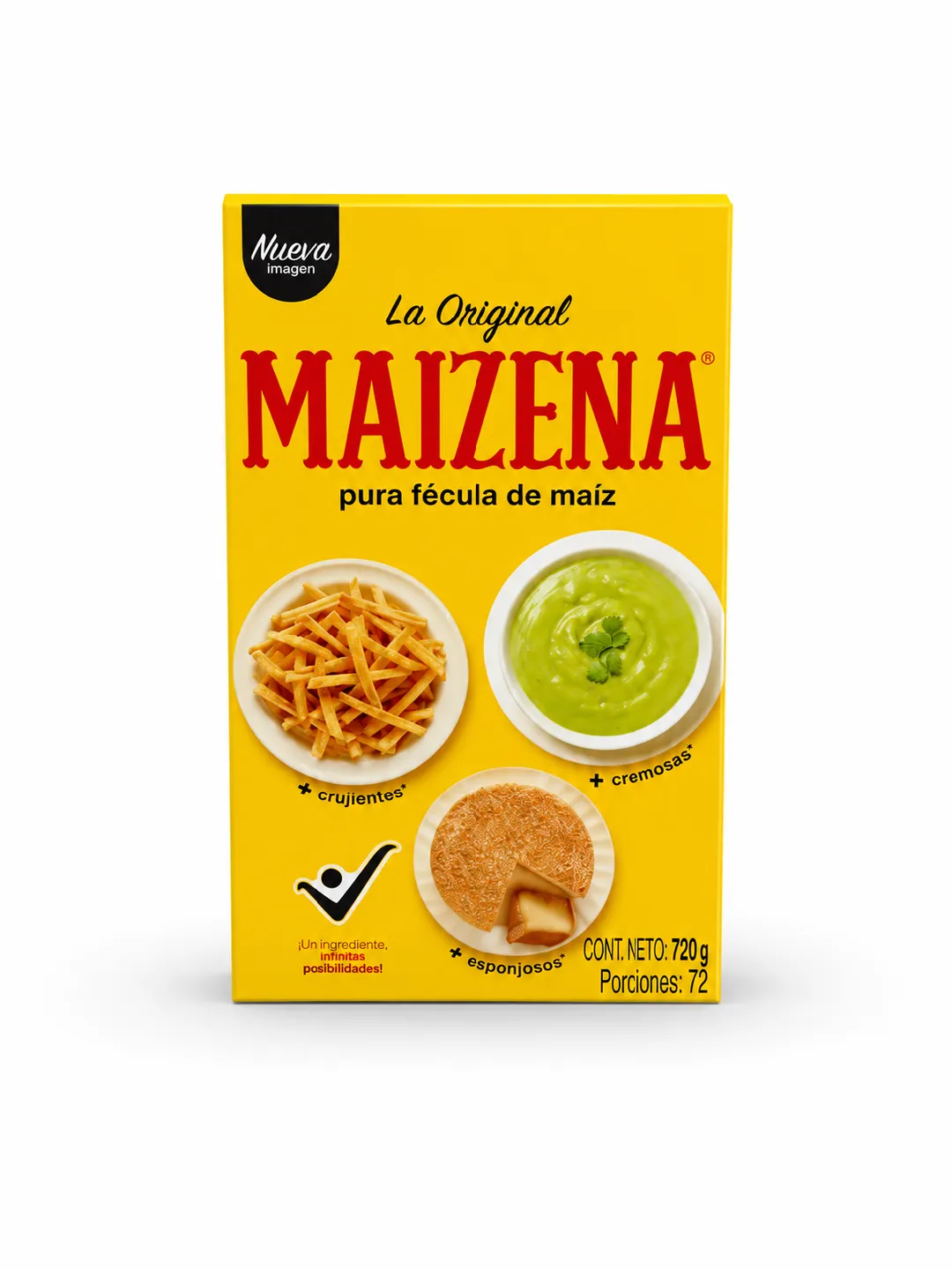 MAIZENA ORIGINAL PURA FECULA DE MAIZ X 720 GM