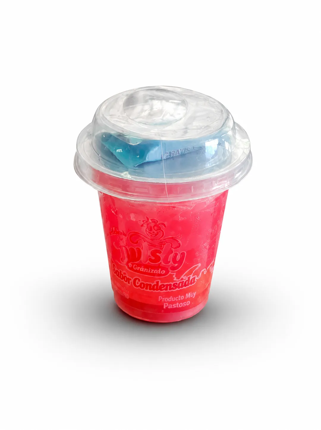 GELATINA TWISTY COLANTA CON  CONDESADA SABOR FRESA X 140 G