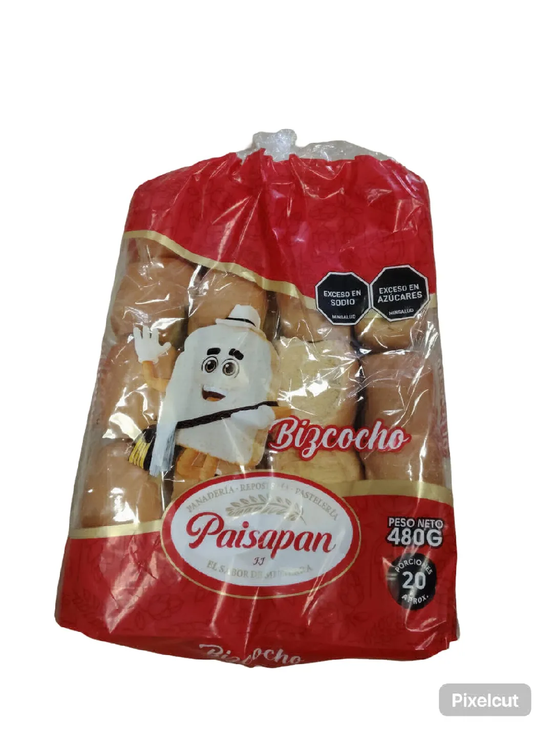 BISCOCHO PAISAPAN 480 GM X 20 UNDS