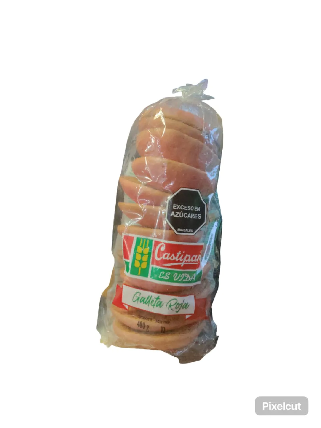 GALLETA ROJA CASTIPAN 12 UNDS X 480 GM