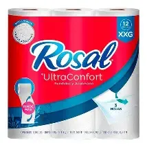 PAPEL HIGIENICO XXG ROSAL X 12 UNDS