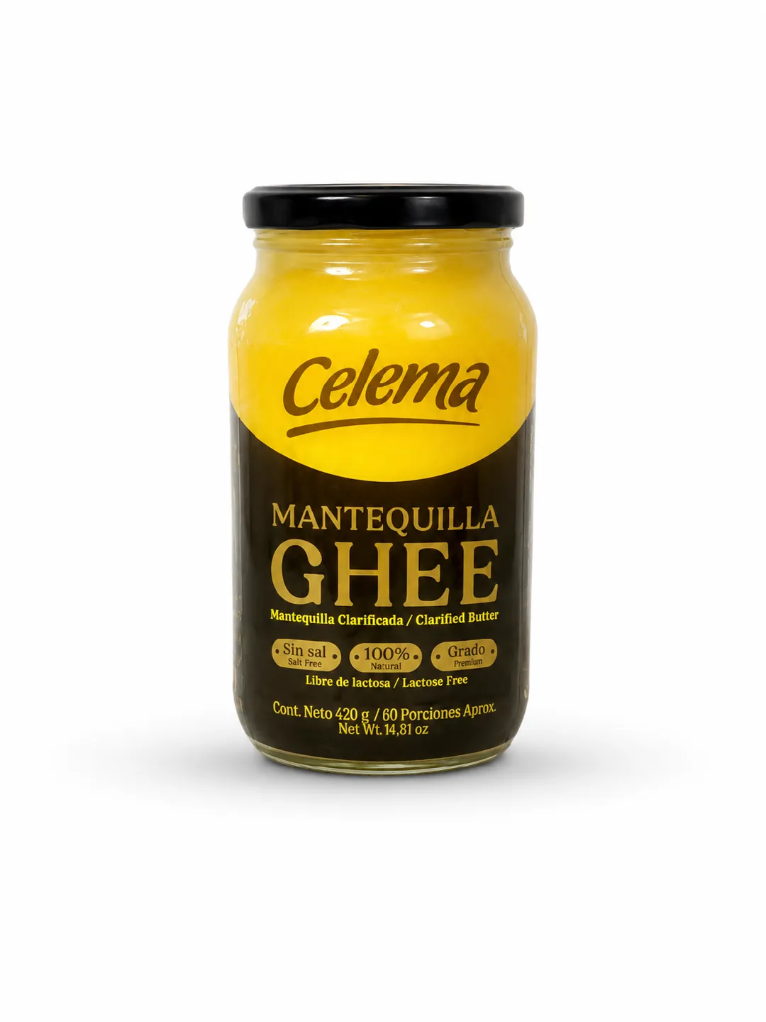 MANTEQUILLA CHEE CLARIFICADA CELEMA FRASCO X 420 GM