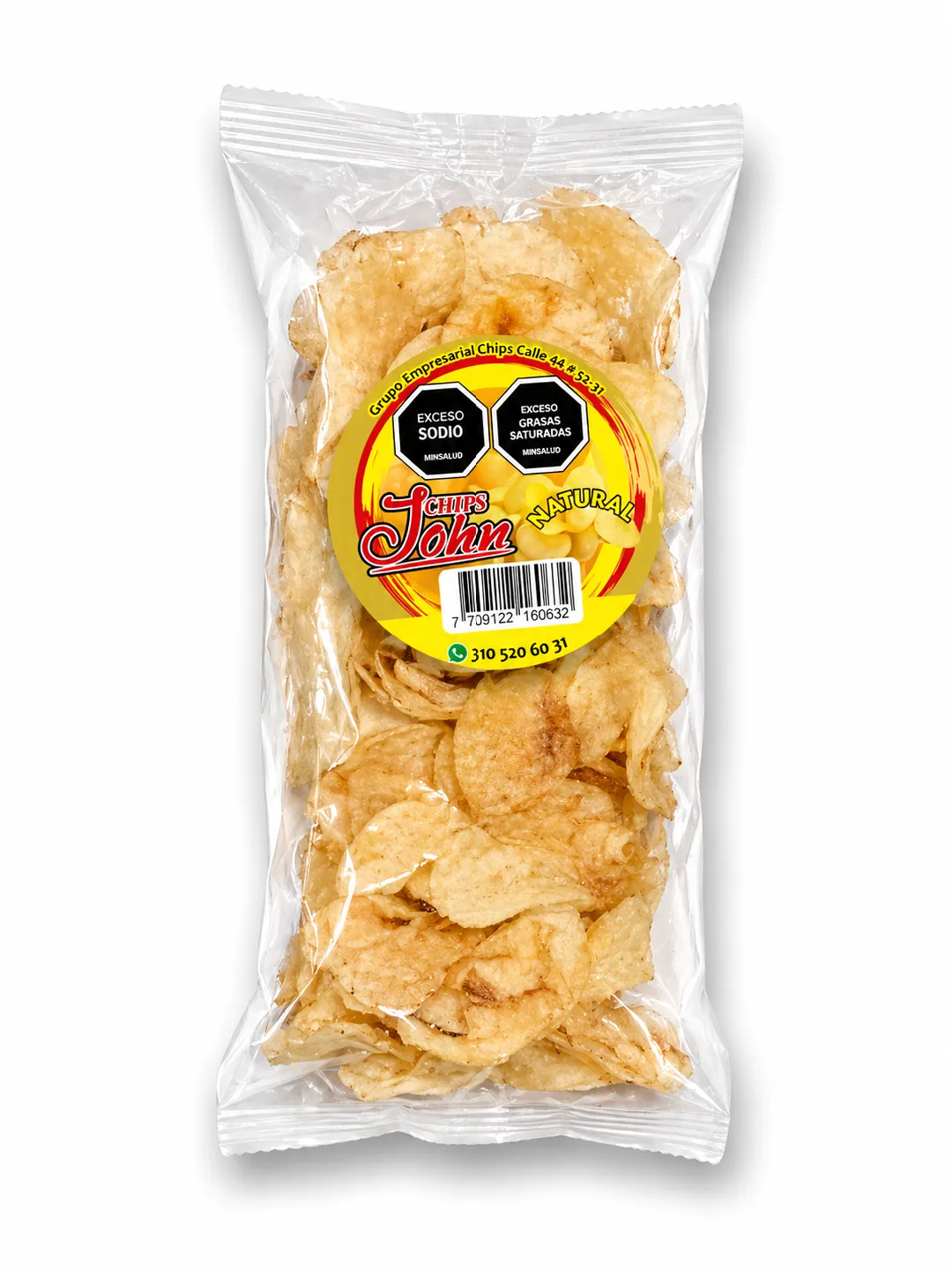 PAPA NATURAL CHIPS JOHN