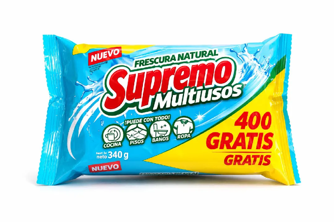 SUPREMO BARRA FRESCURA NATURAL PG 300 LLV 340 GM