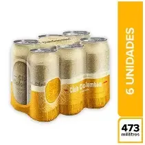 CERVEZA CLUB COLOMBIA SISPACK X 473 CC
