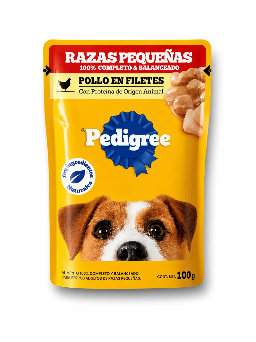 PEDIGREE RAZA PEQUEÑA POLLO X 100 GM
