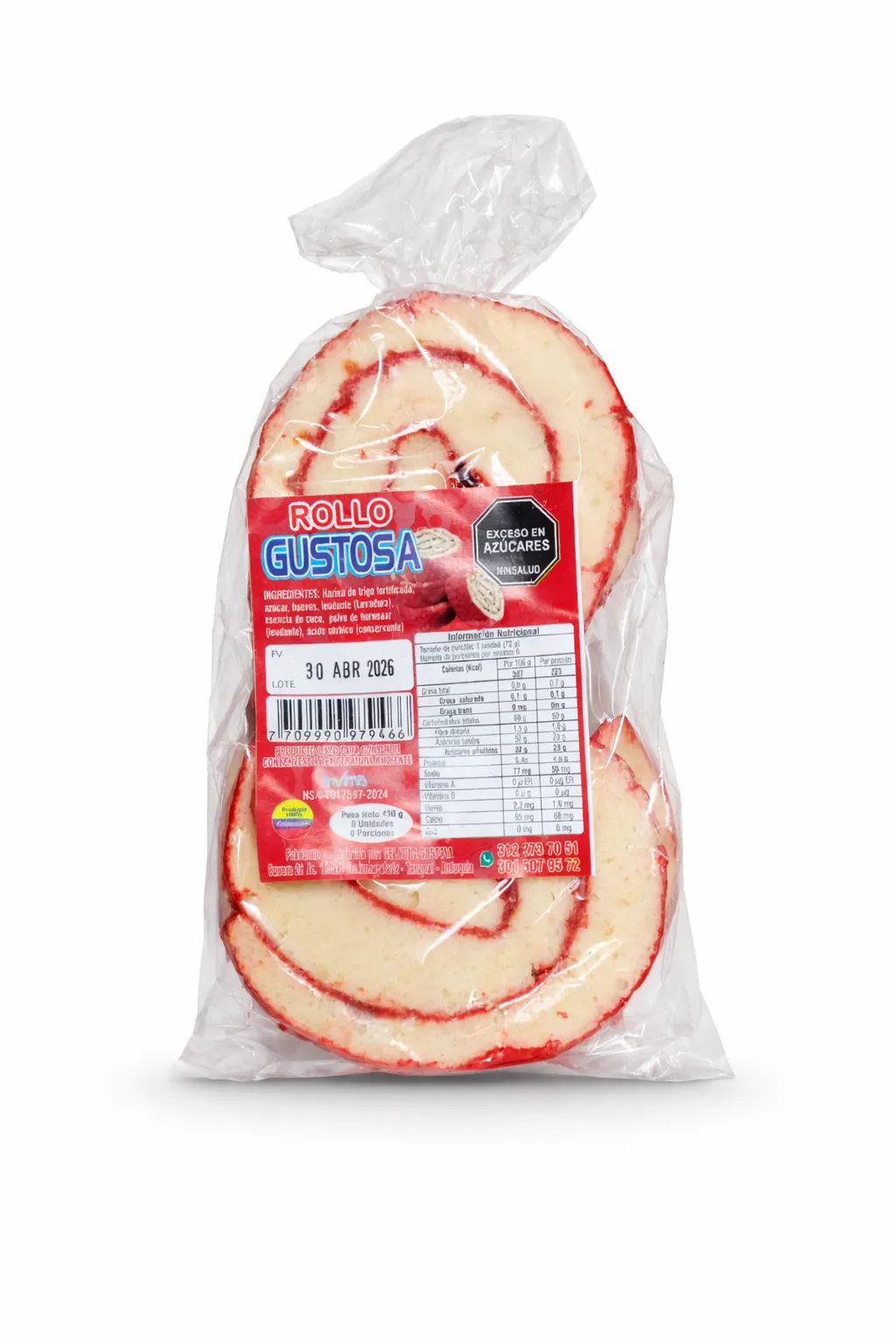 ROLLO GUSTASO X 6 UNDS